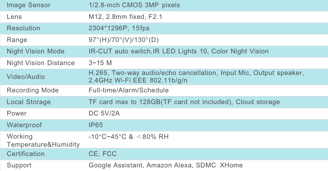 JJPay钱包CW4143 高清室外智能摄像头